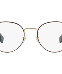 اطار طبي VERSACE للرجال دائري لون أسود و ذهبي - VE1279 1436