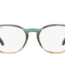 اطار طبي RAYBAN للرجال والنساء مستطيل لون بيج - RX5417 8252