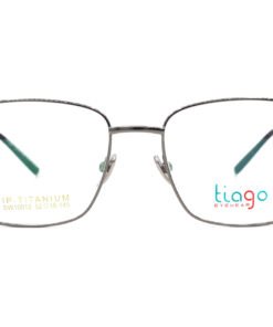 اطار طبي TIAGO للرجال مستطيل لون رمادي غامق - SW10012 C3