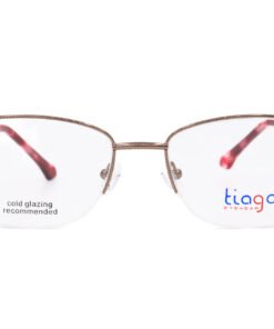 اطار طبي TIAGO للنساء بيضاوي لون برونز و أحمر - IP669 C2