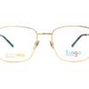 اطار طبي TIAGO للرجال والنساء مربع لون ذهبي - SW10012 C1