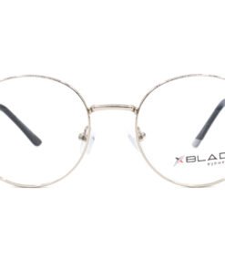 اطار طبي XBLAD للنساء دائري لون فضي و أسود - RS013 C2