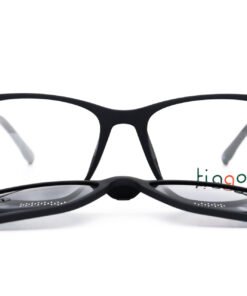 نظارة طبية مع عدسات شمسي TIAGO للأطفال مستطيل لون أسود - 7051 C9