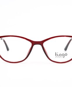 اطار طبي TIAGO للنساء كات آي لون أحمر و فضي - RY22625 C5