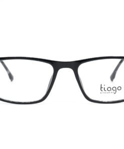 اطار طبي TIAGO للرجال والنساء مستطيل لون أسود و ذهبي - RY22624 C1