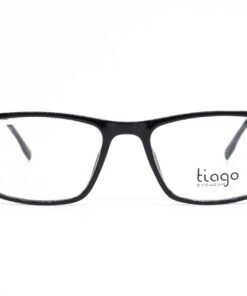 اطار طبي TIAGO للرجال والنساء مستطيل لون أسود و ذهبي - RY22676 C1