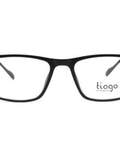 اطار طبي TIAGO للرجال مستطيل لون أسود و فضي - RY22678 C2