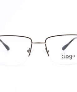 اطار طبي TIAGO للرجال مستطيل لون رمادي غامق - 8594 C2
