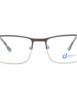 اطار طبي DIFINITY للرجال مستطيل لون رمادي غامق - YY9021 C2
