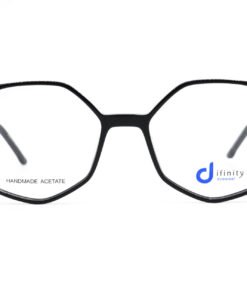 اطار طبي DIFINITY للرجال والنساء مضلع لون أسود - HA129 C1