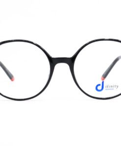 اطار طبي DIFINITY للنساء دائري لون أسود و ذهبي - 2303 C1