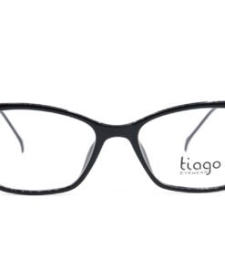 اطار طبي TIAGO مع عدسات حماية من الأشعة الزرقاء للنساء كات آي لون أسود و ذهبي - IP2194 C1