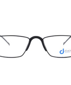 اطار طبي DIFINITY مع عدسات حماية من الأشعة الزرقاء للرجال والنساء مستطيل لون أسود - 12196 C1