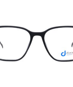 اطار طبي DIFINITY مع عدسات حماية من الأشعة الزرقاء للرجال مستطيل لون أسود - IP15011 C6