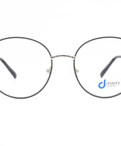 اطار طبي DIFINITY للرجال والنساء دائري لون فضي - M3008 C1