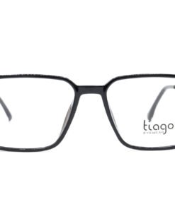 اطار طبي TIAGO للرجال مستطيل لون أسود و ذهبي - RY22627 C1