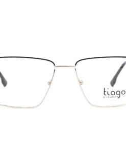 اطار طبي TIAGO للرجال مستطيل لون أسود و فضي - RY22690 C2