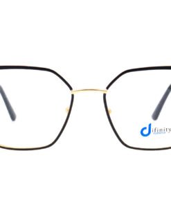 اطار طبي DIFINITY للنساء كات آي لون أسود و ذهبي - 8056 C1