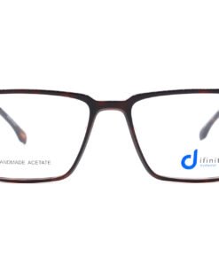 اطار طبي DIFINITY للرجال مستطيل لون نمري و رمادي غامق - HA147 C2