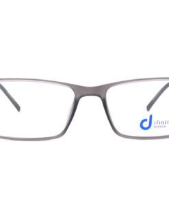 اطار طبي DIFINITY للرجال مستطيل لون رمادي - P8296 C4