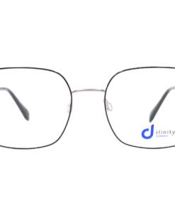 اطار طبي DIFINITY للنساء مربع لون أسود و فضي - Z857 C1