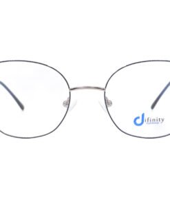 اطار طبي DIFINITY للنساء كات آي لون أسود و فضي - 12260 C4