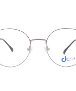 اطار طبي DIFINITY للرجال والنساء دائري لون فضي - IP615 C2