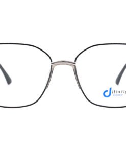 اطار طبي DIFINITY للنساء كات آي لون أسود و فضي - 12183 C2