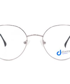 اطار طبي DIFINITY للرجال والنساء دائري لون فضي - IP617 C2