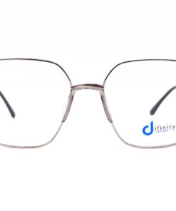 اطار طبي DIFINITY للنساء مربع لون فضي - IP12084 C2