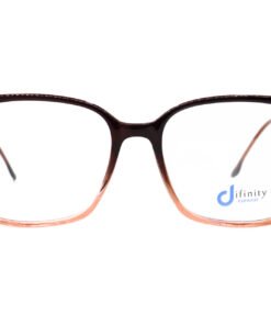 اطار طبي DIFINITY للنساء مستطيل لون تدرجات البني - 15076 C11