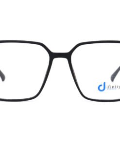 اطار طبي DIFINITY للنساء مربع لون أسود و فضي - 15086 C2