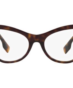 اطار طبي BURBERRY للنساء كات آي لون ذهبي و نمري - BE2373U 3002