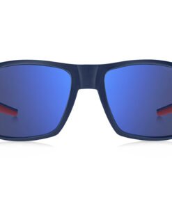 نظارة شمسية TOMMY HILFIGER للرجال مستطيل لون أزرق - TH 1911/S FLL/ZS