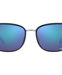 نظارة شمسية RAYBAN للرجال مستطيل لون أسود و فضي - RB3705 91444L