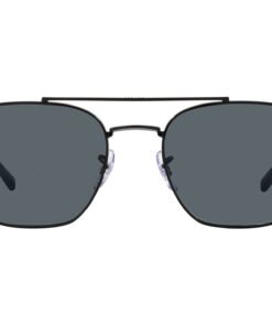 نظارة شمسية RAYBAN للرجال والنساء مستطيل لون أسود - RB3707 9257R5