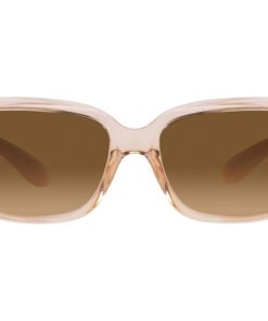 نظارة شمسية RAYBAN للنساء مستطيل لون بني شفاف - RB4389 6644M2