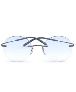 اطار طبي SILHOUETTE للرجال والنساء دائري لون أزرق - 5541-CK 4545