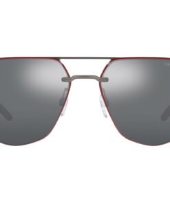نظارة شمسية EMPORIO ARMANI للرجال آفياتو لون رمادي غامق - EA2132 30036G