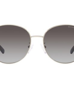 نظارة شمسية MICHEL KORS للنساء دائري لون ذهبي فاتح - MK1119 10148G