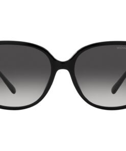 نظارة شمسية MICHEL KORS للنساء مربع لون أسود و فضي - MK2185BU 30058G