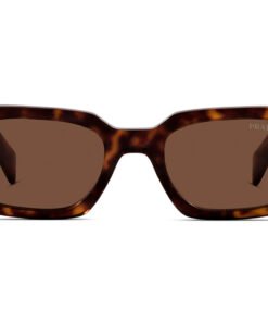 نظارة شمسية PRADA للنساء مستطيل لون نمري - PR17WS 2AU8C1