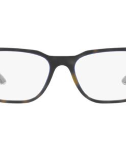 اطار طبي PRADA للرجال مستطيل لون نمري و فضي - PR05ZV ZXH1O1