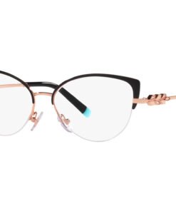 اطار طبي TIFFANY&CO للنساء كات آي لون أسود و ذهبي وردي - TF1145B 6162