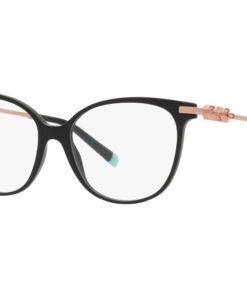 اطار طبي TIFFANY&CO للنساء كات آي لون أسود و ذهبي وردي - TF2220B 8001