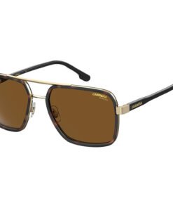 نظارة شمسية CARRERA للرجال مستطيل لون نمري - 256/S J5G/70