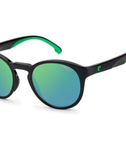 نظارة شمسية CARRERA للرجال دائري لون أسود و أخضر - 8056/S 7ZJ/Z9