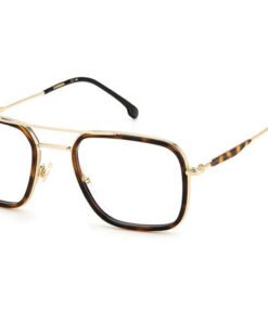 اطار طبي CARRERA للرجال مربع لون نمري و ذهبي - 280 086/21