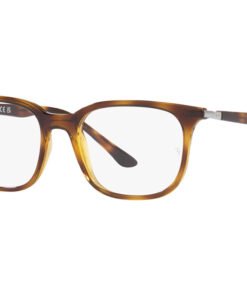 اطار طبي RAYBAN للرجال والنساء مستطيل لون نمري - RX7211 2012