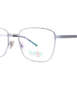 اطار طبي TIAGO للرجال والنساء مربع لون فضي - SW10012 C2